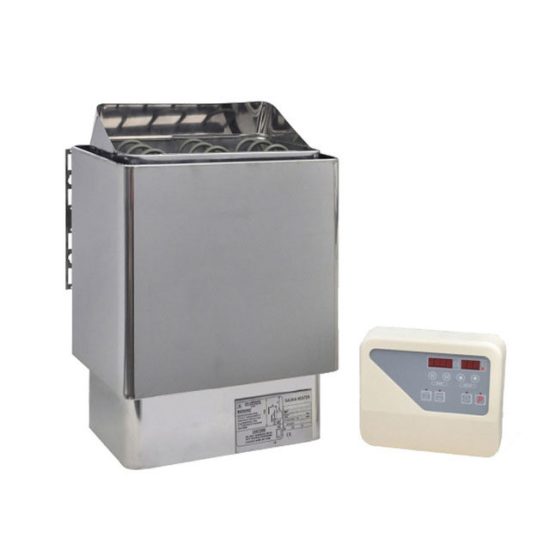 תנור לסאונה יבשה 9KW עם פיקוד חיצוני