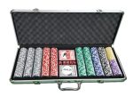 מזוודת פוקר מקצועית 500 ז'יטונים - 13.5 גרם