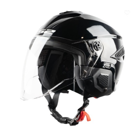 קסדת רכיבה לאופניים אל אס 2 שחור מבריק – LS2 OF610 E-BIKE GLOSS BLACK