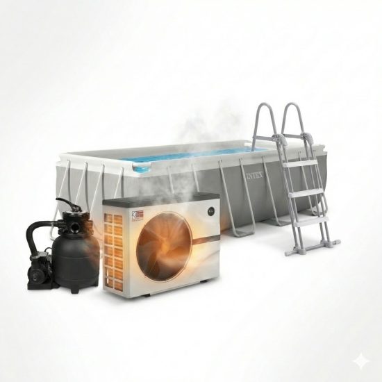 בריכת אינטקס 4X2X122 עם משאבת חום חבילת GOLD הכל כלול