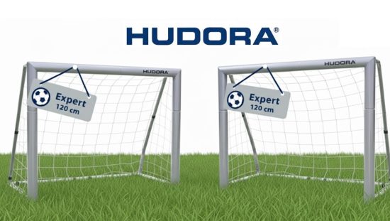 זוג שערי כדורגל HUDORA 120X80 ס"מ