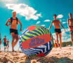 כדור ים ניאופרן דגם Neo Splash בצבעי קיץ, עמיד במים למשחקי בריכה וים